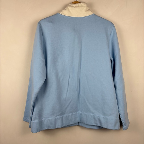 LL Bean Signature Women’s Anorak Colorblock Sweatshirt Large Gorpcore Strewtwear - Picture 12 of 14